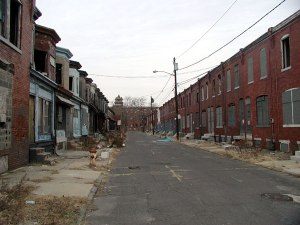 Camden, NJ is less than an hour and a half's drive from Easton, PA. It is one of the poorest cities in America.